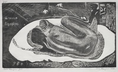 诺亚（Noah）：让《尤帕波（Yupapau）被死者的尖峰监视》，1893-94年。 作者 保罗·高更
