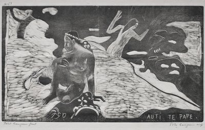 诺亚：1893年至94年在Auti Te Pape河上的妇女。 作者 保罗·高更