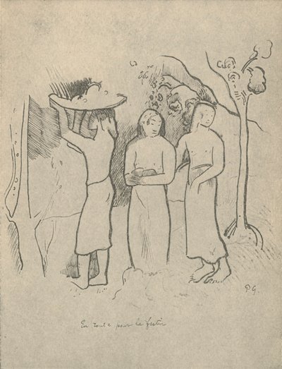 通往盛宴的路上，1936年 作者 保罗·高更