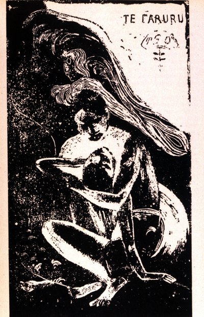 Paul Gauguin “” Te Faruru””” (they make love). Xylography of the Tahitian period by Paul Gauguin (1848 - 1903). 1891 - 1897. 作者 保罗·高更