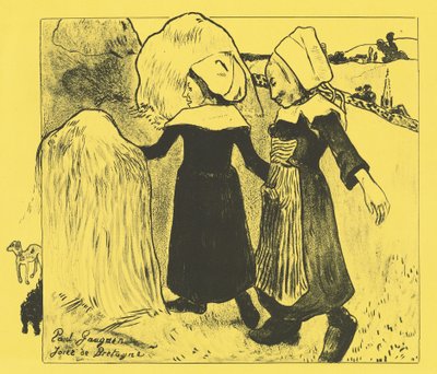 布列塔尼的乐趣 Joies de Bretagne, 1889年 作者 保罗·高更