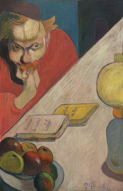 雅各布·迈耶·德·哈恩的画像。 1889年 作者 保罗·高更