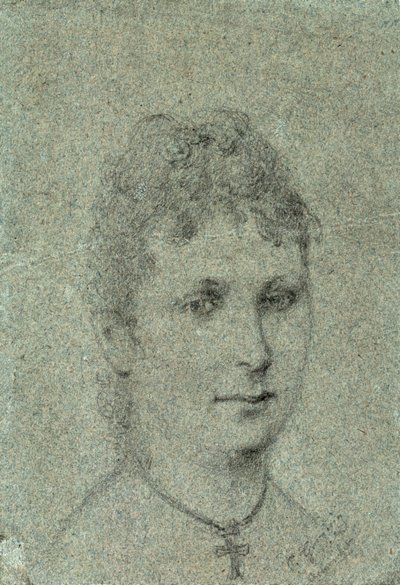 Mette-Sophie Gad肖像，约1873年。 作者 保罗·高更