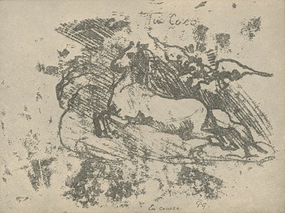 跑步，1936年 作者 保罗·高更