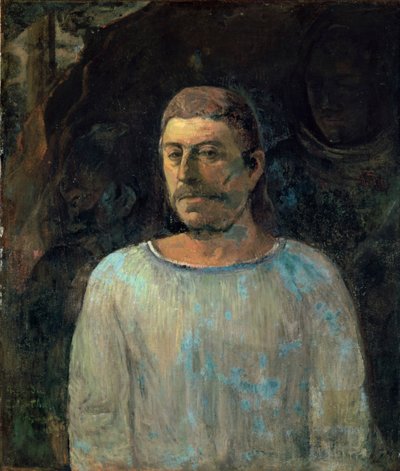 自画像，1896年 作者 保罗·高更