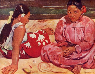 大溪地女性，1936年 作者 保罗·高更