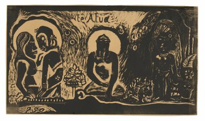 Te atua（神），选自 Noa Noa 套房 作者 保罗·高更