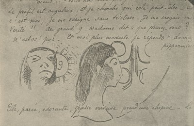 剖面为角形，1936年 作者 保罗·高更