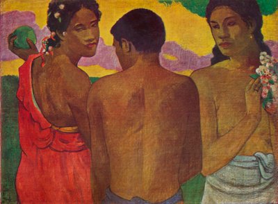 三位大溪地人，1899年 作者 保罗·高更