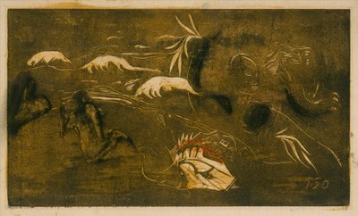 宇宙被创造，1893-94。 作者 保罗·高更