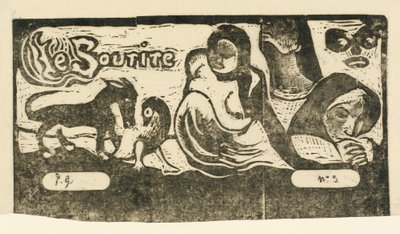 Le Sourire的标题页 Le Sourire的标题，在1895年或之后。 作者 保罗·高更