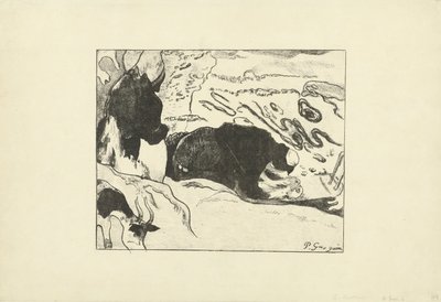 两位洗衣妇用水洗衣服
Les Lavandières 作者 亨利·路易斯·安布罗斯·沃拉德
