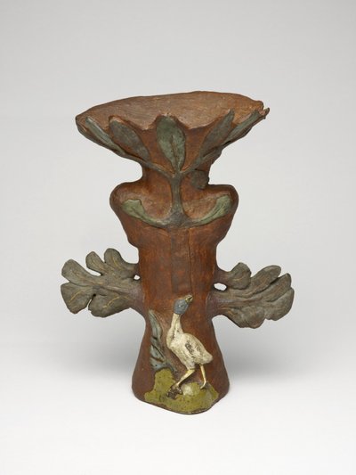 外来植物形式的花瓶，1886-87年 作者 保罗·高更