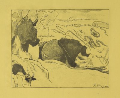 华盛顿妇女，1889年 作者 保罗·高更