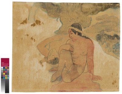 什么！你嫉妒吗？，1894年 作者 保罗·高更