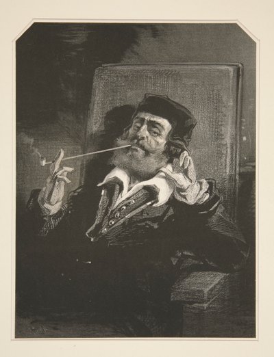 (UN FUMEUR.) 作者 保罗·加瓦尔尼