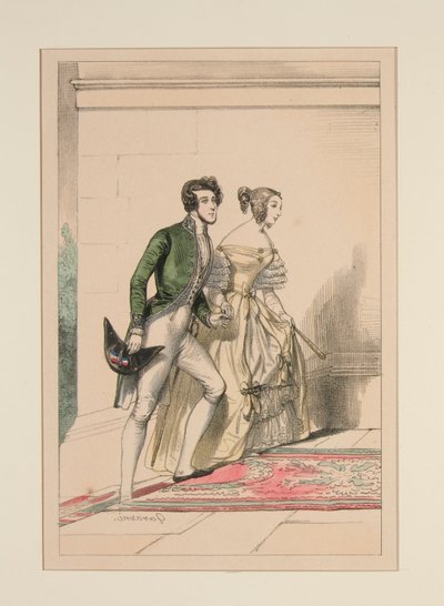 costume de cour 1837、 作者 保罗·加瓦尔尼