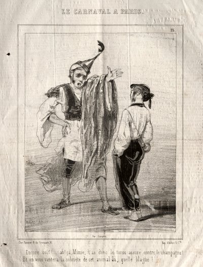 嘉年华（1841-1843）。 作者 保罗·加瓦尔尼