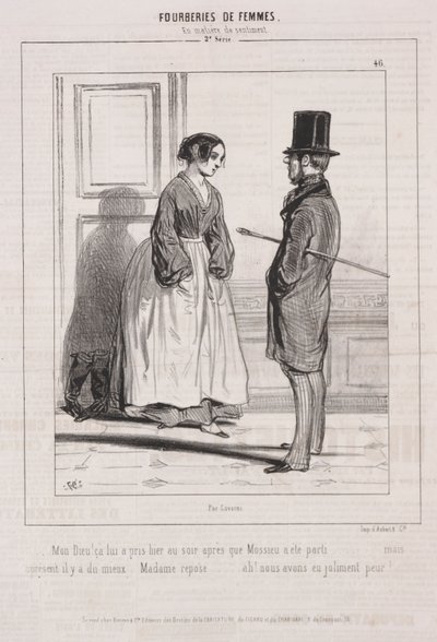 女士们的Fourberies de Femmes：1842年。 作者 保罗·加瓦尔尼