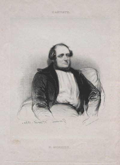Henri Bonaventure Monnier，1840年。 作者 保罗·加瓦尔尼