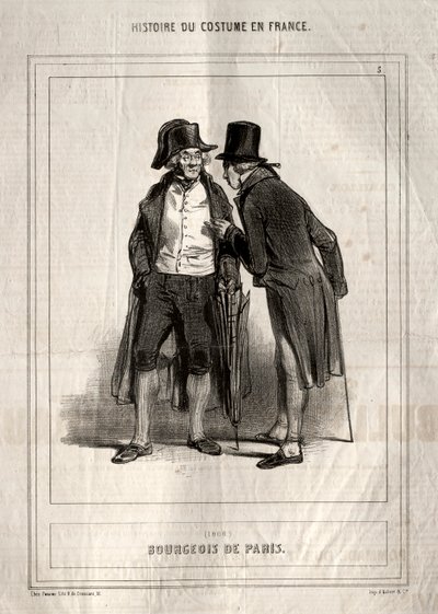 法国服装史：1843年巴黎资产阶级。 作者 保罗·加瓦尔尼