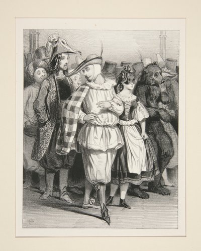 LE BAL MUSARD. 作者 保罗·加瓦尔尼