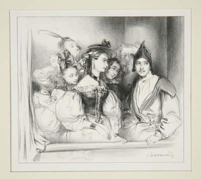 La Loge Du Bal. 作者 保罗·加瓦尔尼