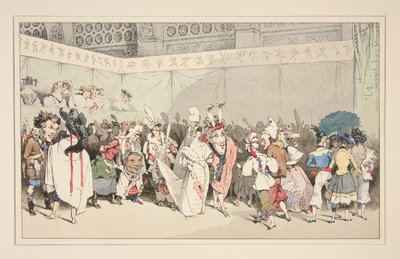 MASCARADE.加瓦尼的 Travestissemens（原文如此），1828、1829 和 1830 年出版。 作者 保罗·加瓦尔尼