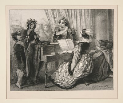 A BAL COSTUME. 作者 保罗·加瓦尔尼
