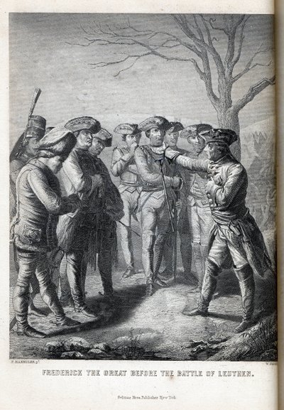 弗雷德里克大帝在1882年鲁滕战役之前 作者 Paul Haendler