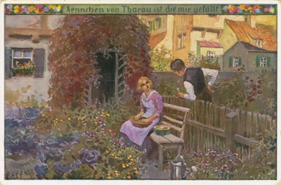 我喜欢的是 Aennchen von Tharau 作者 保罗嘿