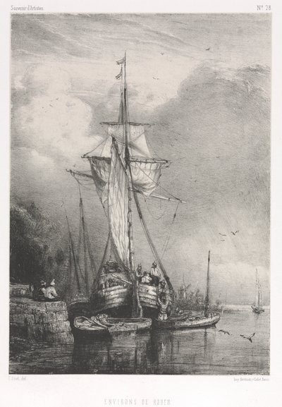 艺术家纪念品（第 78 期）：六名海军陆战队员：鲁昂周围 作者 保罗·休特