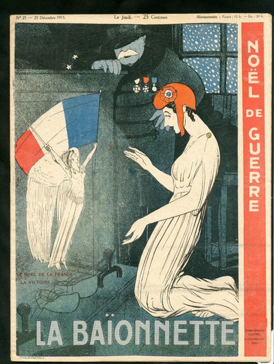 La Baionnette》的封面，色彩斑斓的讽刺诗 作者 保罗·伊里贝（Paul Iribe）