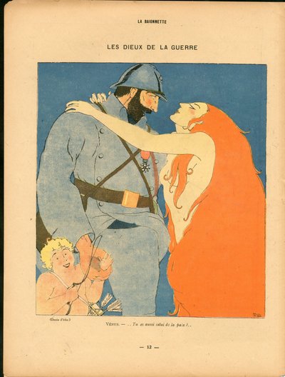 La Baionnette, 讽刺性的色彩 作者 保罗·伊里贝（Paul Iribe）