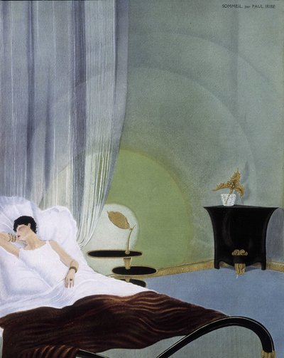 睡眠--保罗-伊里伯著。(1883-1935), 作者 保罗·伊里贝（Paul Iribe）