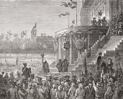 1794年6月8日的至尊存在的庆祝活动，来自路易斯·布兰克（1811-82）1847-62的“革命法国化” 作者 保罗·乔纳德