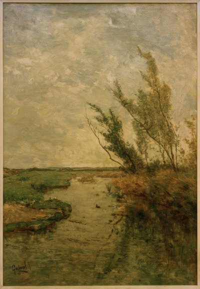 Polderlandschaft 作者 保罗·约瑟夫·康斯坦丁·加布里埃尔