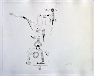 平衡的随想（绘画，20 世纪） 作者 保罗·克莱