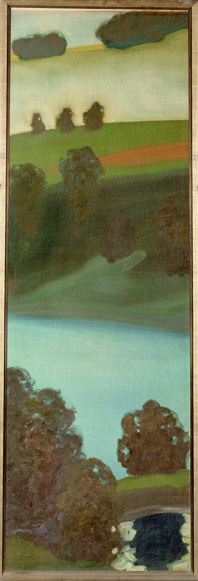 瑞士阿勒河风光（布面油画） 作者 保罗·克莱