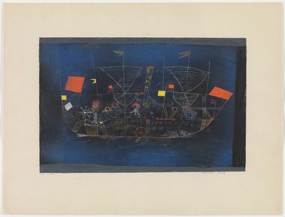冒险船冒险船，1927年。 作者 保罗·克莱