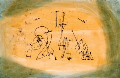 抽象三重奏，1923年 作者 保罗·克莱
