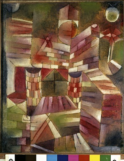 窗外的建筑 作者 Paul Klee