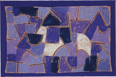 蓝色之夜，1932年。 作者 保罗·克莱