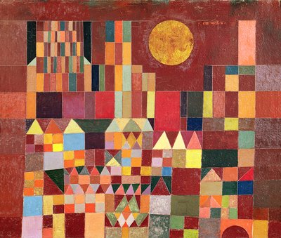 城堡与太阳 作者 Paul Klee