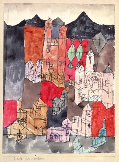 教堂之城 作者 Paul Klee