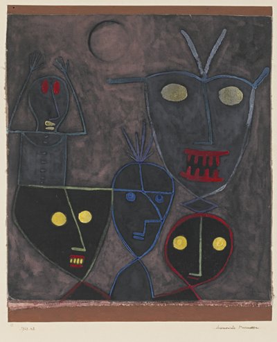 恶魔木偶，1929年 作者 保罗·克莱