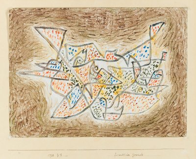 友好的线程 友好的漫游，1933年。 作者 保罗·克莱