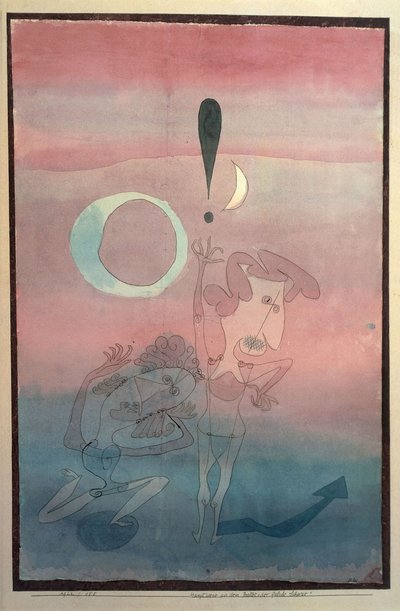 《芭蕾舞的虚假誓言》的主要场景，1922年。 作者 保罗·克莱