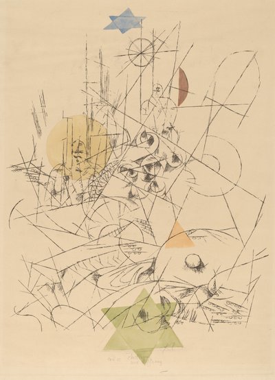 希望与毁灭 毁灭与希望，1916年。 作者 保罗·克莱