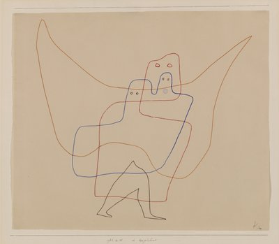 在《天使关怀》中，1931年。 作者 保罗·克莱